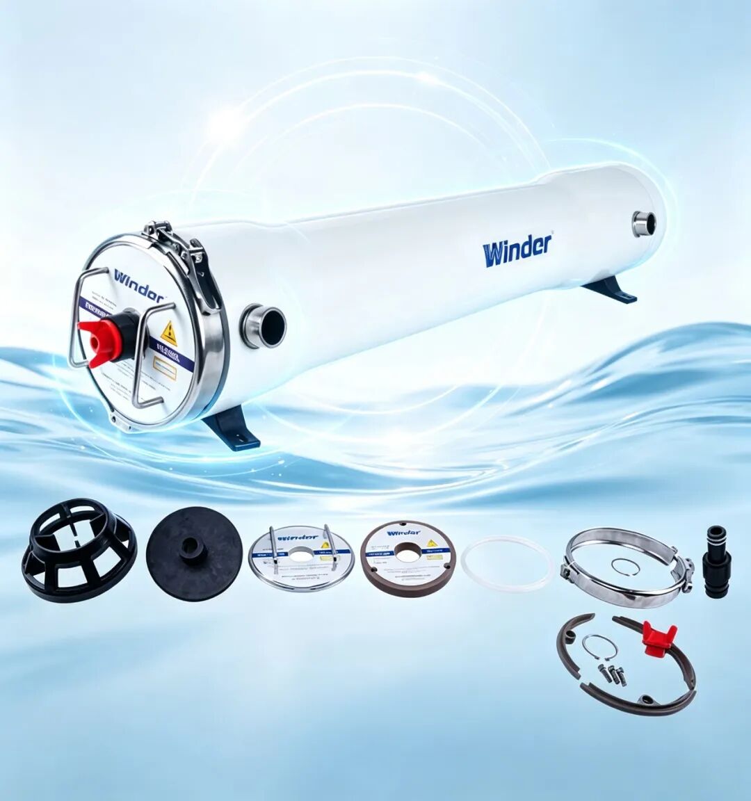 Tired of endless screw‑twisting during membrane element cleaning? Chengda quick‑open membrane housing drastically boosts your cleaning efficiency!