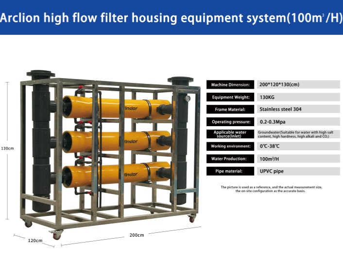 Arclion High Flow Filter Housing Equipment System(100m³/H) 100T-H