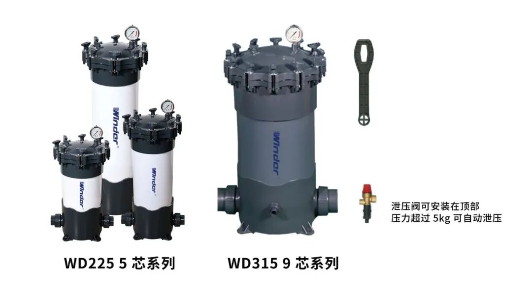 Corrosion-Resistant Filtration Equipment | Vertical UPVC Precision Filter, Compatible with PP Cotton Filter Cartridges